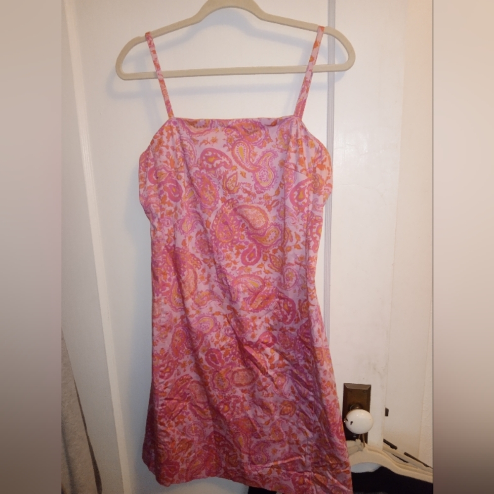 Lauren Ralph Vintage 90's Y2K Paisley Print Sundress 8